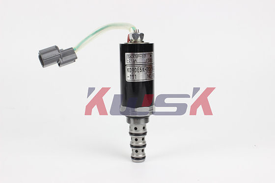 K3V112 βαλβίδα σωληνοειδών εκσκαφέων Kobelco sk250-8 KDRDE5K-20/30C12A-111